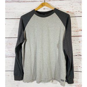 Gap 1969  Mens Long Sleeve T-Shirt Tee Size XXL Light Dark Gray New Without Tags